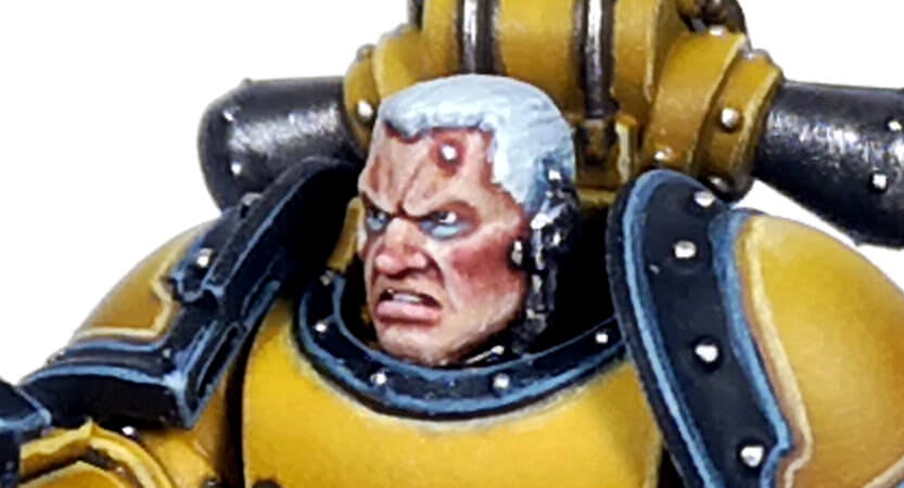 Peinture sur figurines [TUTO] : Peindre une armure de space marine beige ( Warhammer 40k) 
